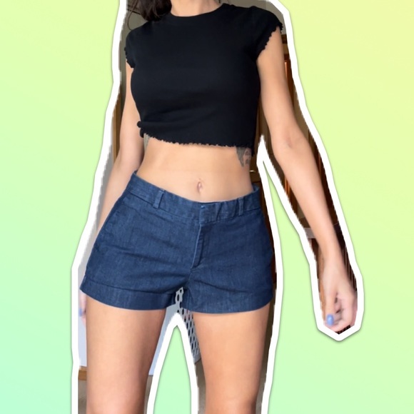 Banana Republic Pants - Banana Republic Hampton Fit Shorts 25/0 Petite Chambray